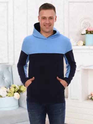 Томас(син) Толстовка р.56 футер(80% хлопок,15% п/э, 5% лайкра) 