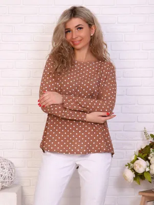 Валенсия(кофе) туника р.46, 100% вискоза