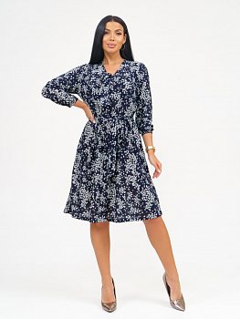 Сонет(незабудка) платье р.54, 100%п/э