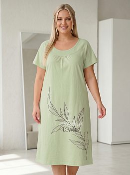Дарина(фисташка) сорочка ноч. р.52