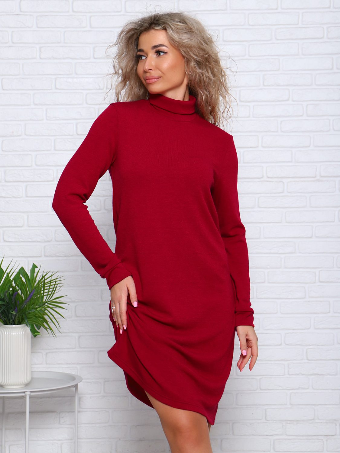 Мишель (бордо) платье